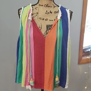 Ban Jara Boho Tank Top  size medium